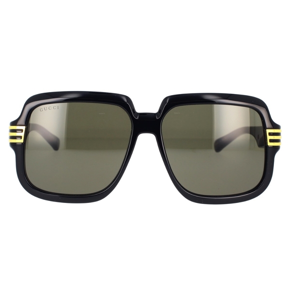 NEW UNISEX OVERSIZED SQUARE SUNGLASSES GG0979S 001 BLACK GUCCI EYEWEAR - Picture 5 of 11